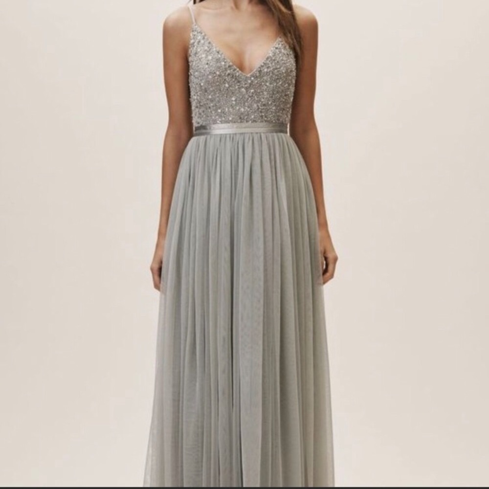 NWOT BHLDN Fog Avery Dress Sparkle Top w Sequins!
